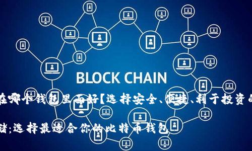 比特币放在哪个钱包里面好？选择安全、便捷、利于投资的理想钱包

比特币存储：选择最适合你的比特币钱包