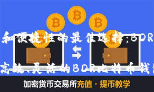 提升安全性和便捷性的最佳选择：BDR比特币钱包

安全、便捷、高效、灵活的BDR比特币钱包
