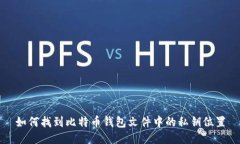 如何找到比特币钱包文件中的私钥位置